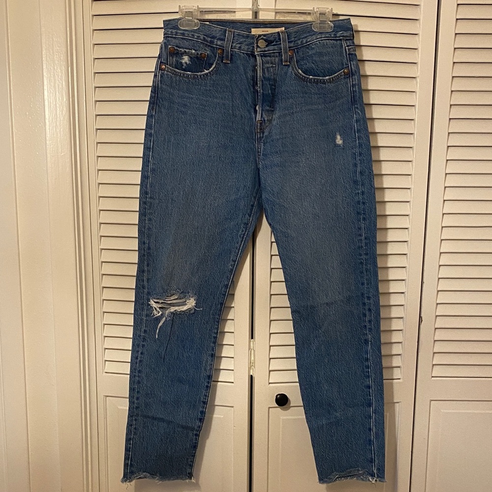 Levi's Classic Blue Straight Leg Jeans